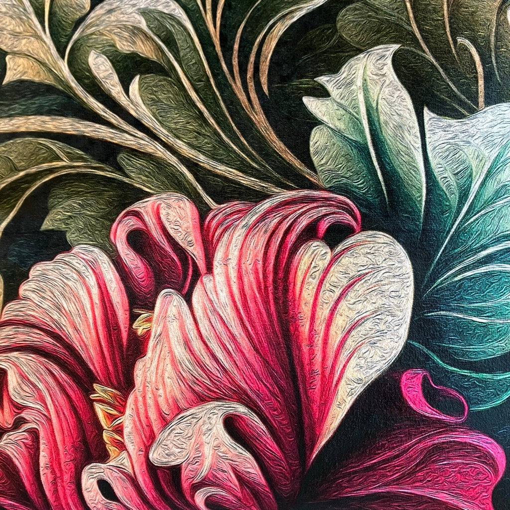 Darla Floral Throw Pillow by Dahlia & Grace