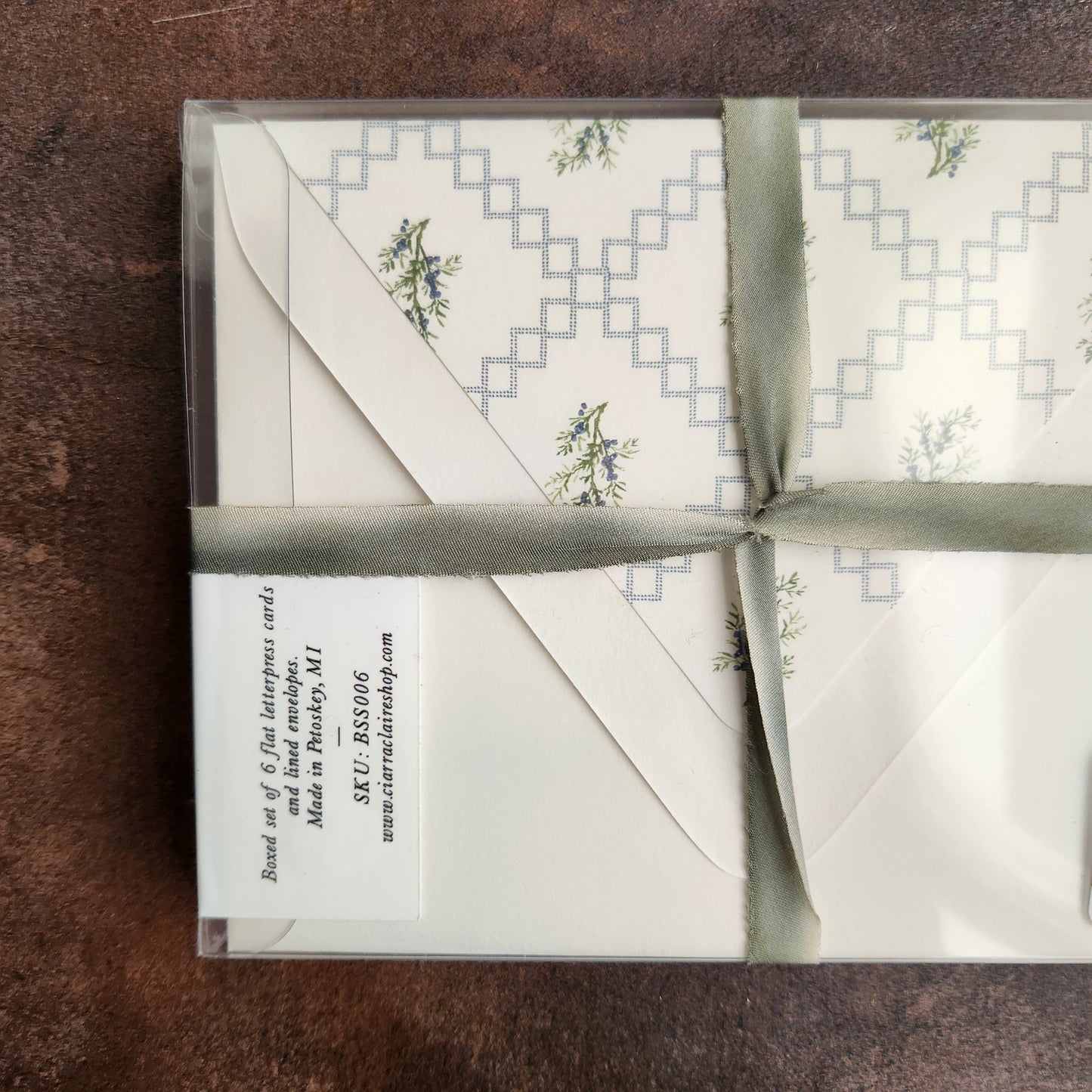 Juniper Stationery Set Of 6 By Ciarra Claire