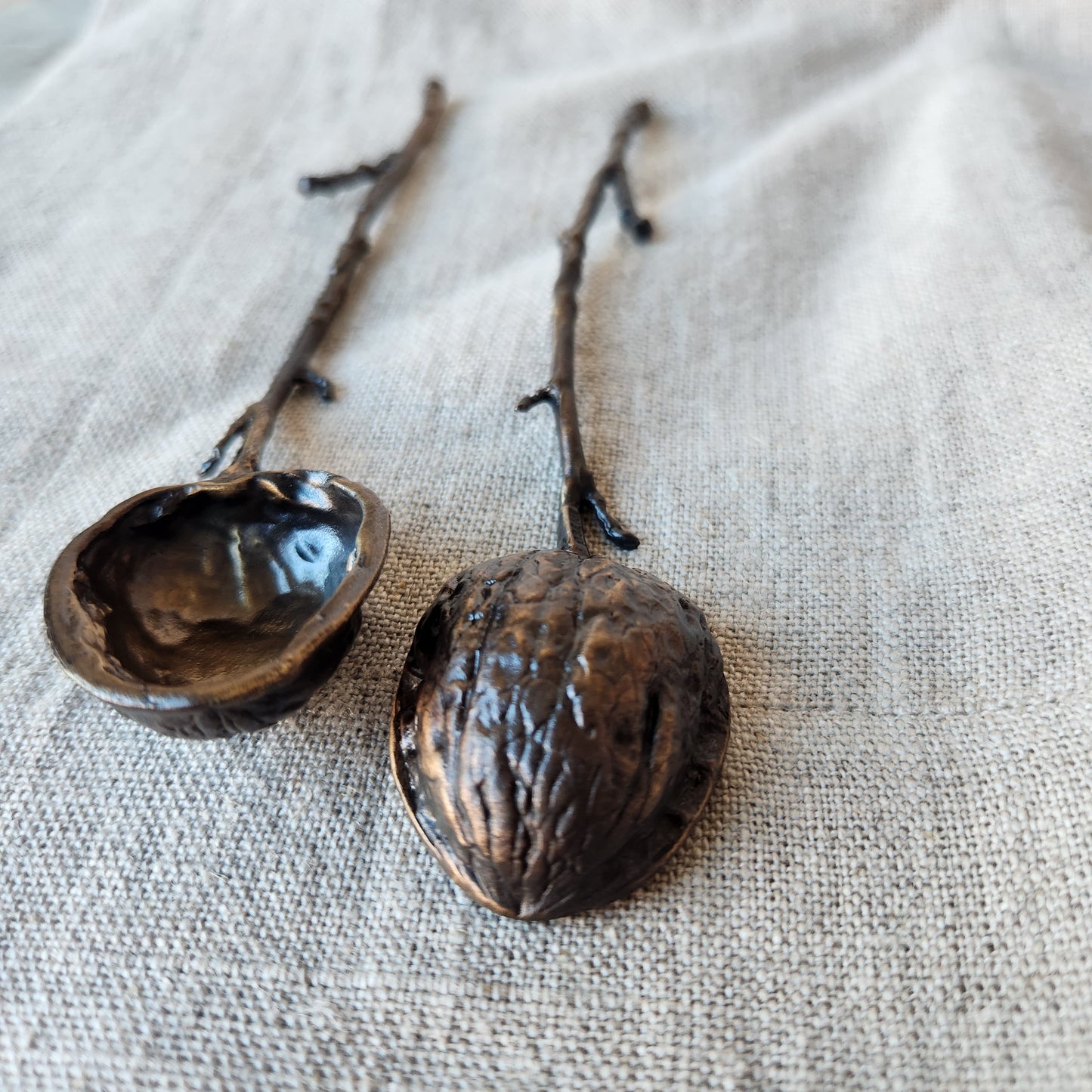 Walnut Spoon Set By Michael Michaud