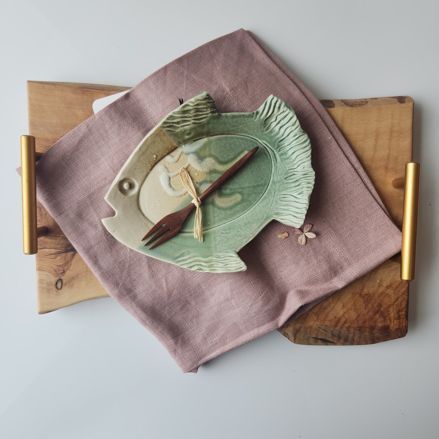 Fish Trays by Otis Pottery
