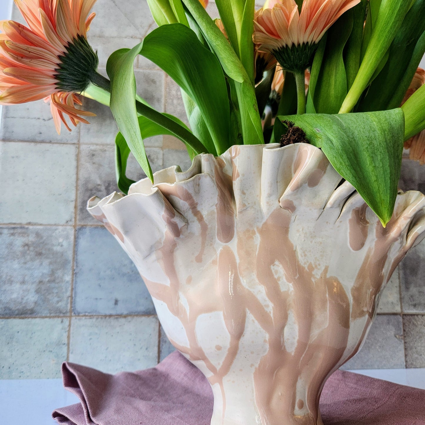 Peplum Paige Vase by Reese Emry