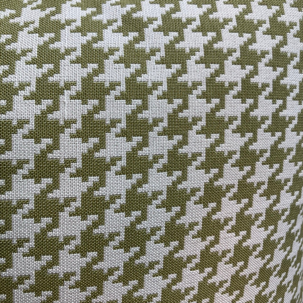 Elsie Houndstooth Throw Pillow by Dahlia & Grace