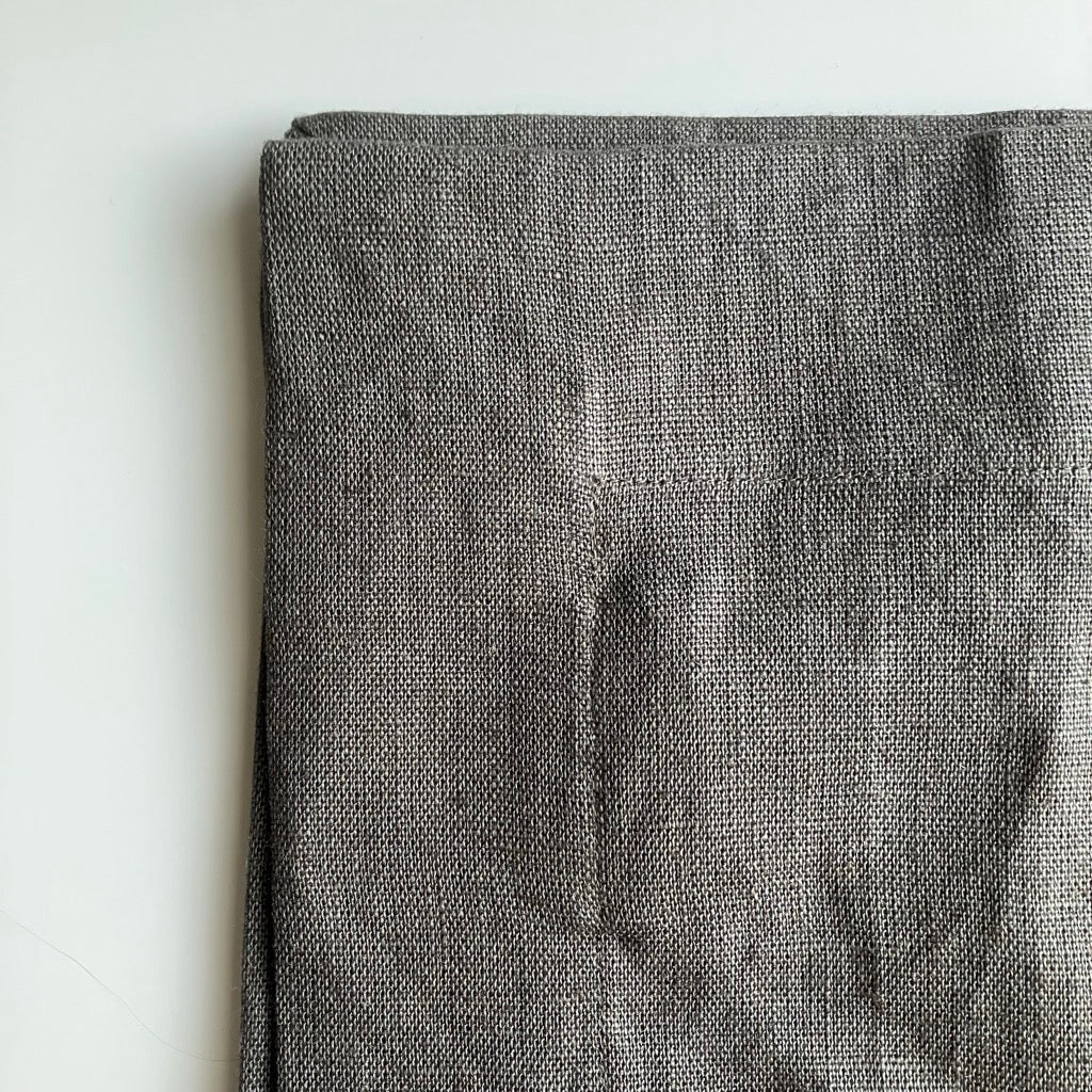Linen Napkin in Charcoal by Rough Linen