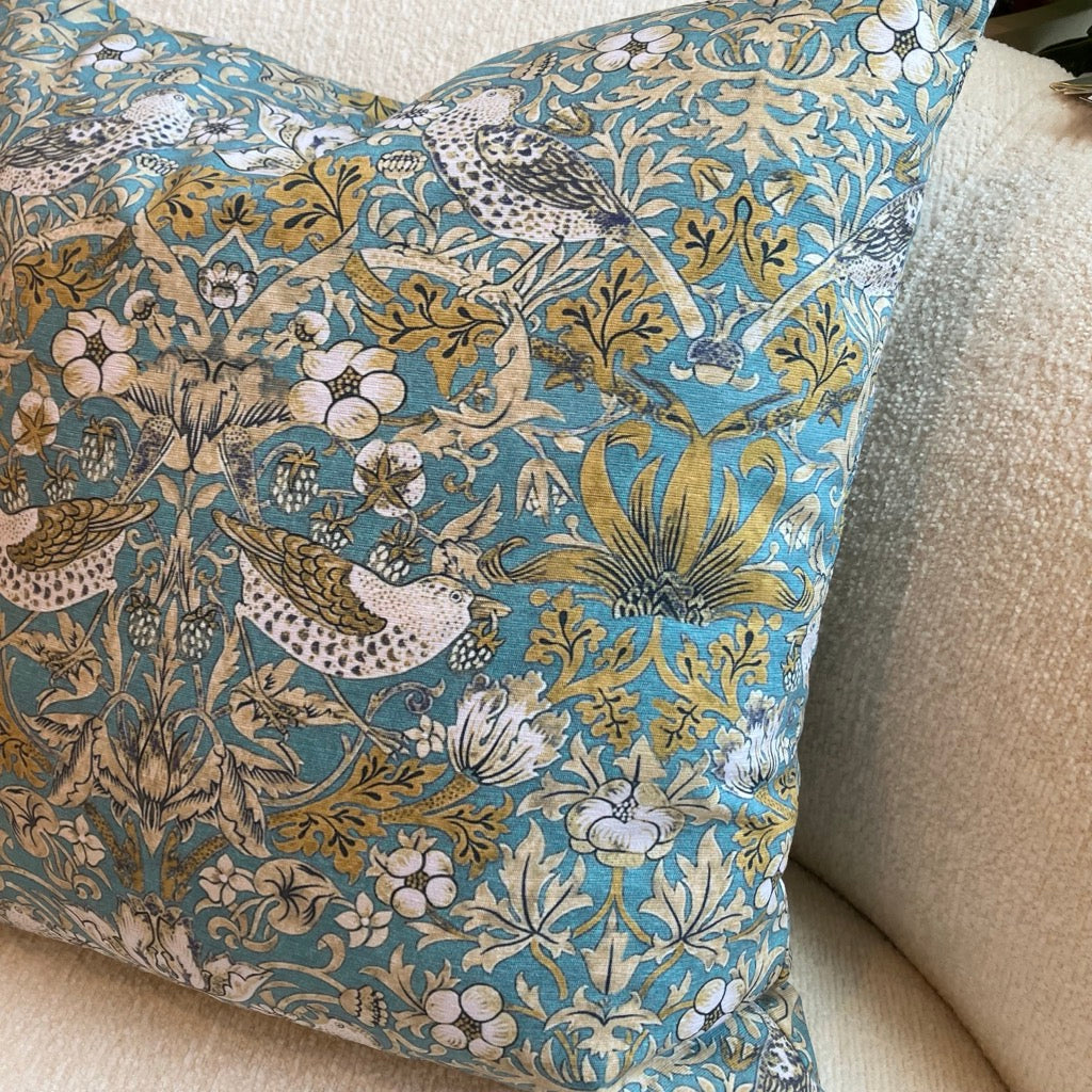 Calista Floral Throw Pillow by Dahlia & Grace
