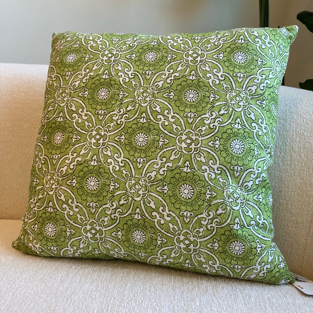 Beryl Medallion Throw Pillow by Dahlia & Grace