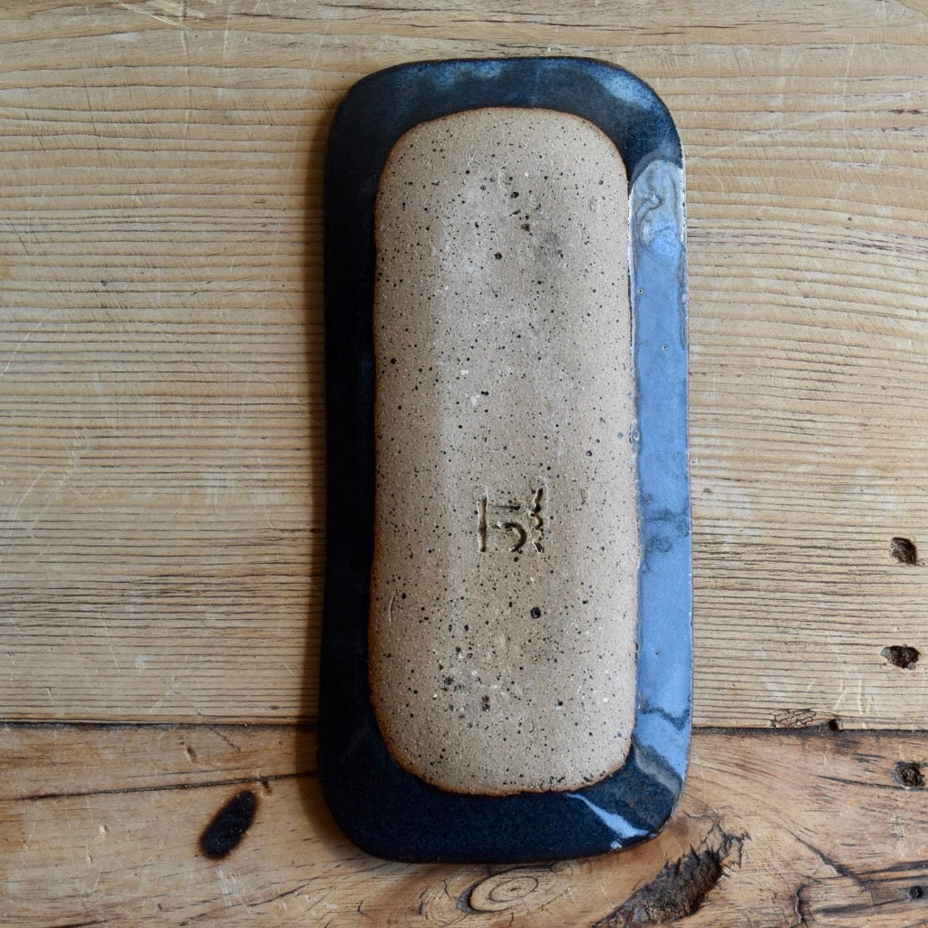 Extra Small Blue Birch Dish by Jan Toscano