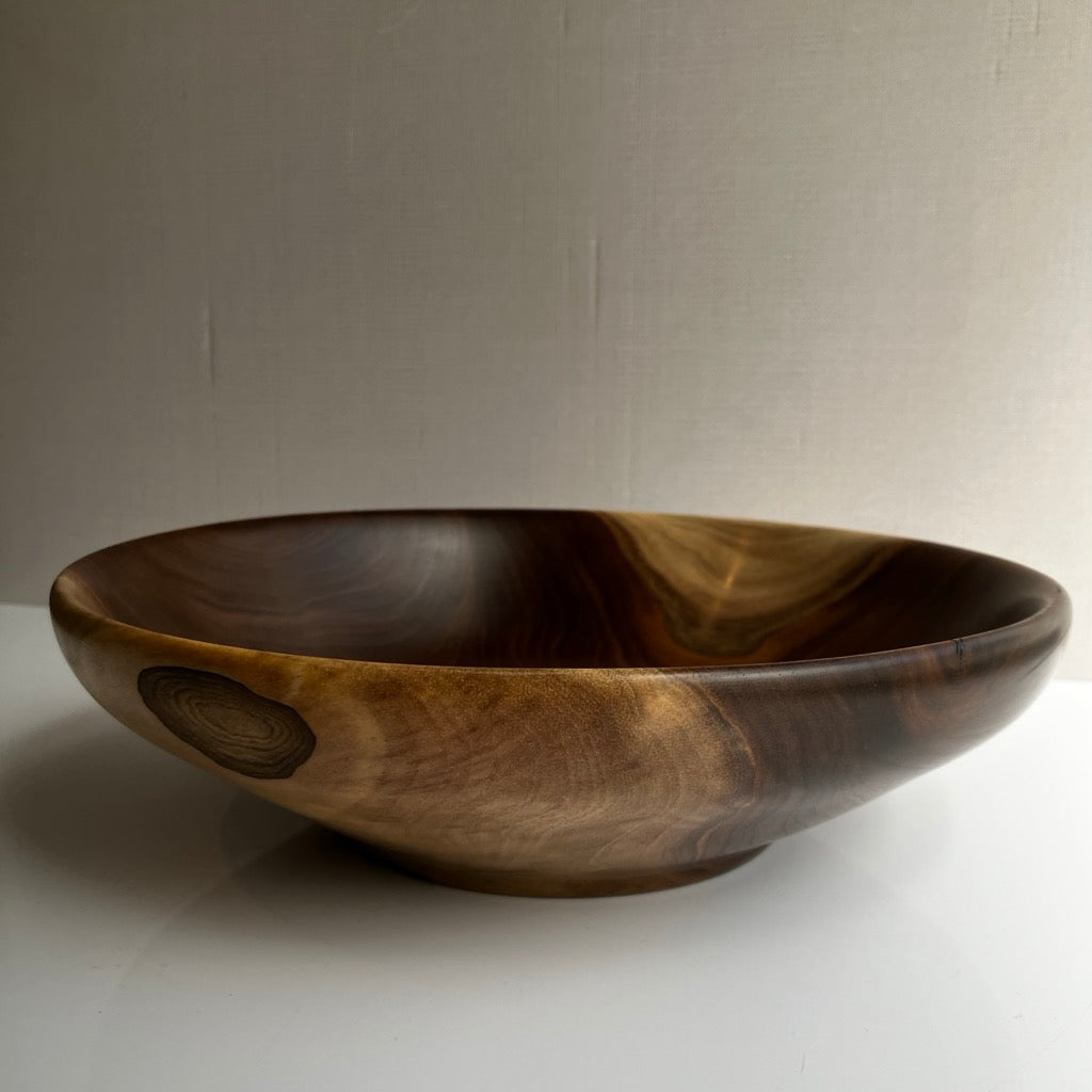 Walnut Bowl by Tom Forester