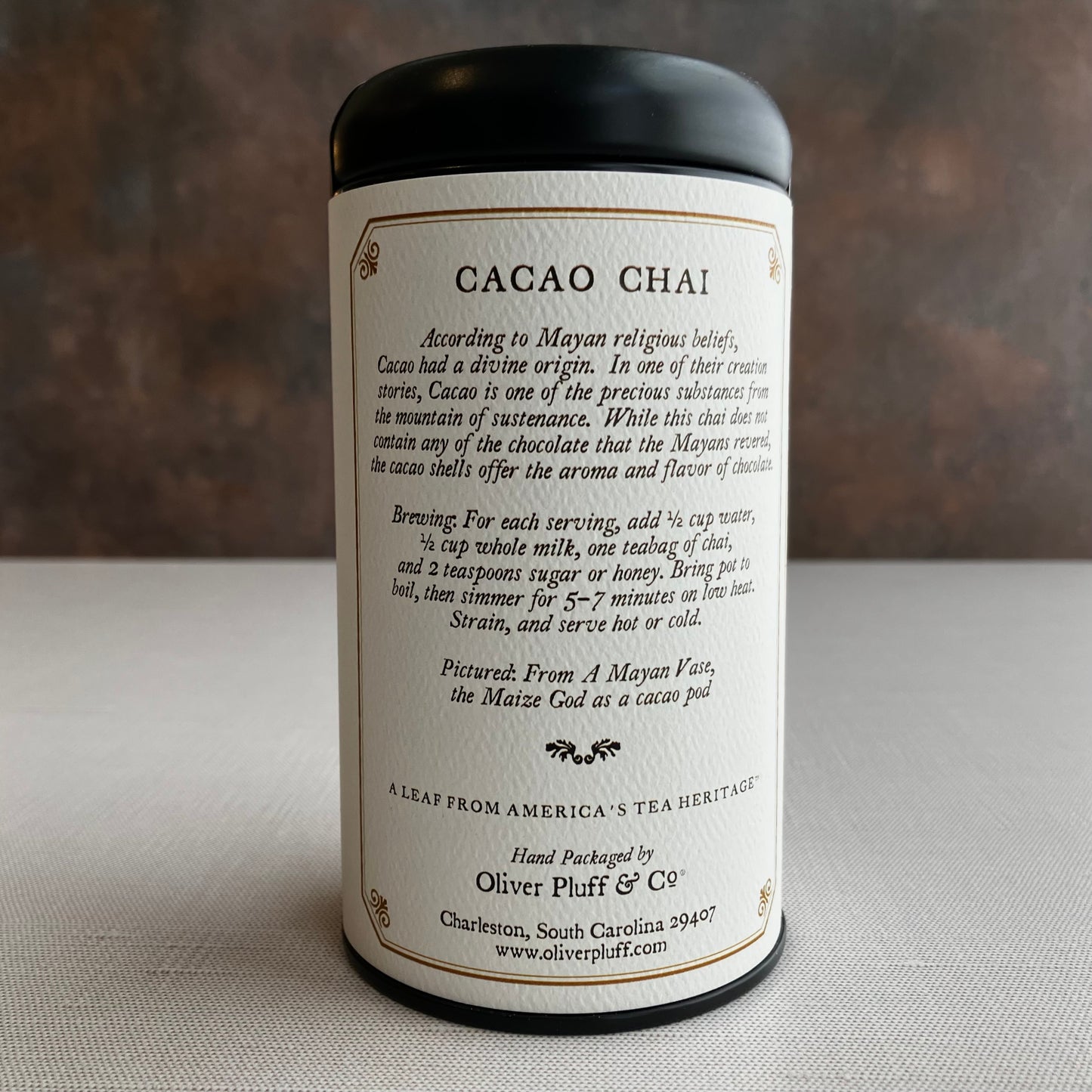Tea Cacao Chai Spiced Blend by Oliver Pluff & Co