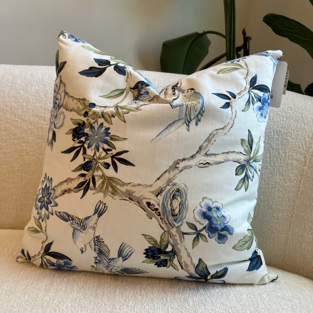 Maura Floral Throw Pillow by Dahlia & Grace