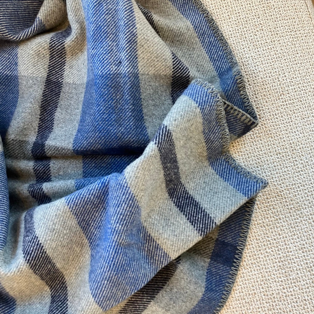 Northfield Plaid Wool Throw Blanket by Faribault Mill