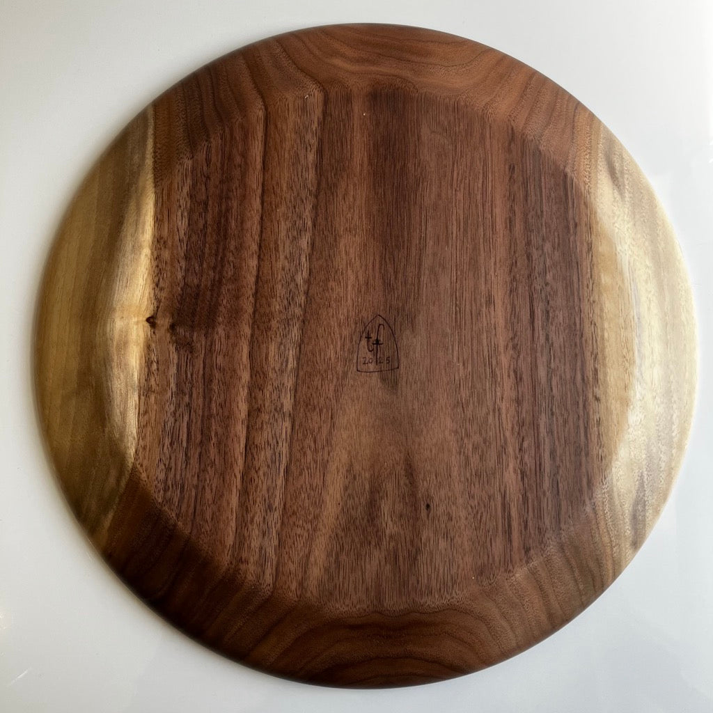 Walnut Platter by Tom Forester