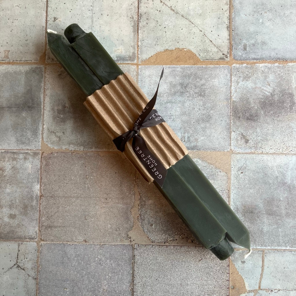 12" Square Taper Candles by Greentree Home Candle
