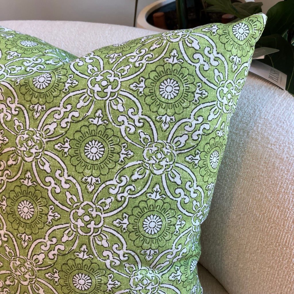Beryl Medallion Throw Pillow by Dahlia & Grace