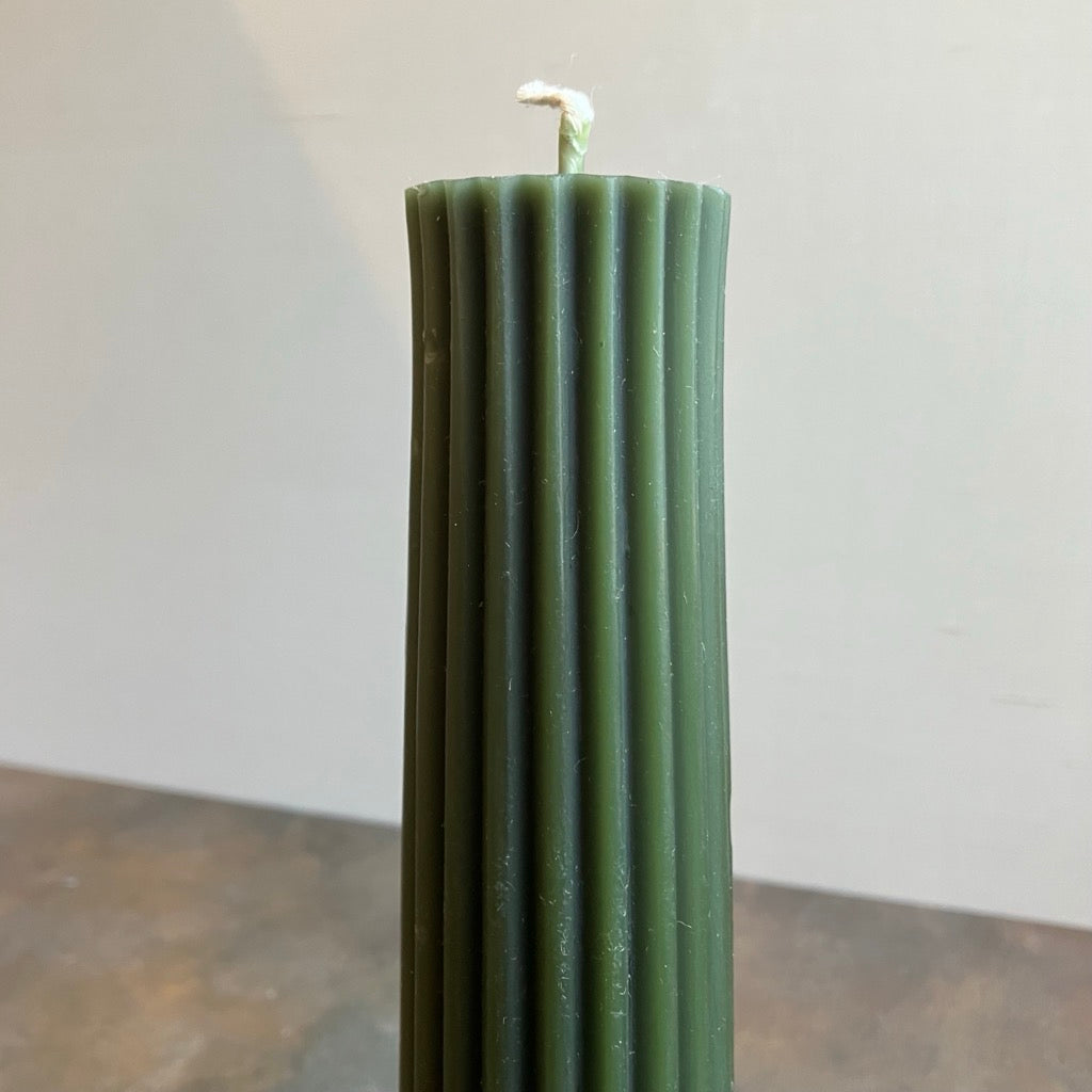 Petite Pillar Beeswax Candle by Greentree Home Candle