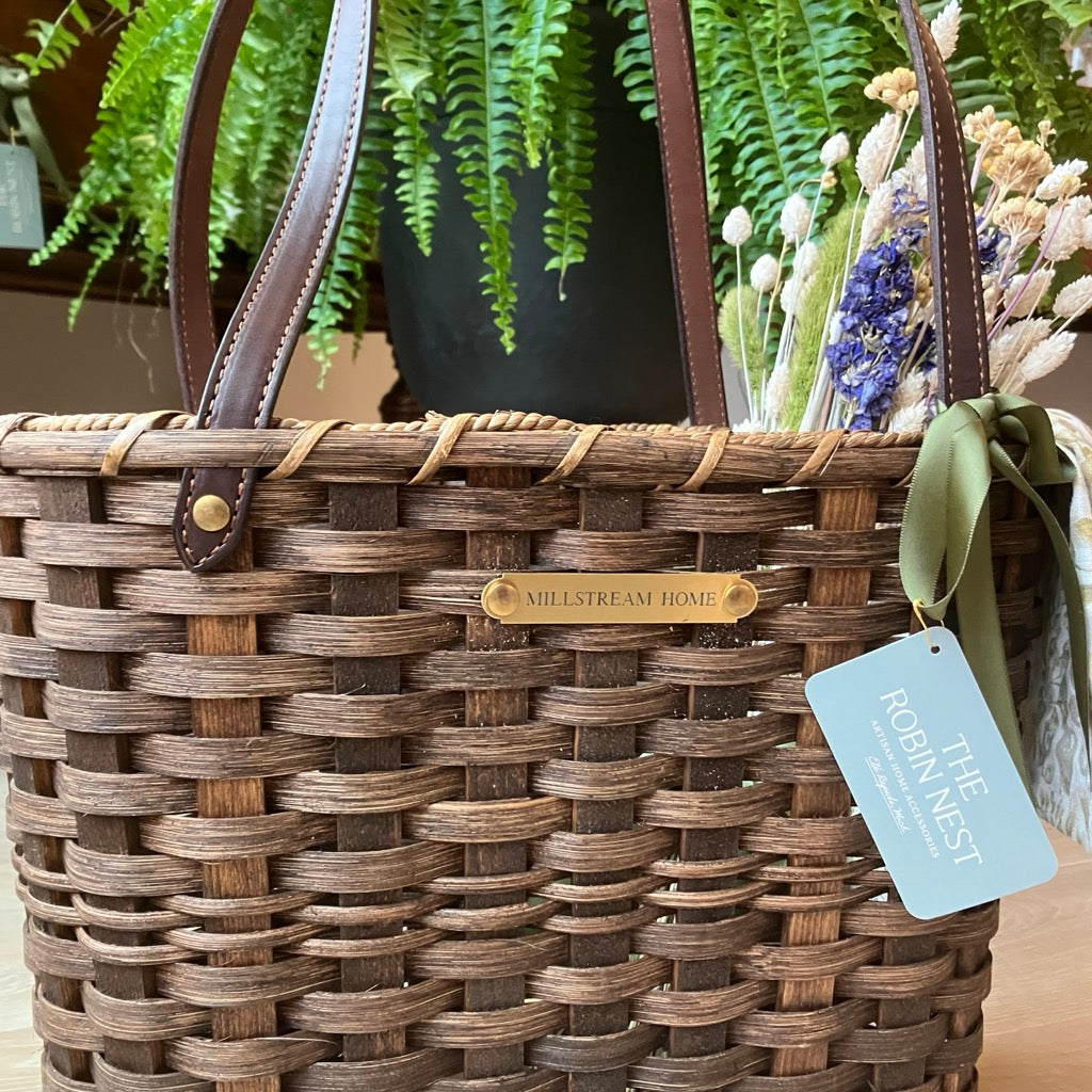 Handwoven Market Basket By Millstream Home