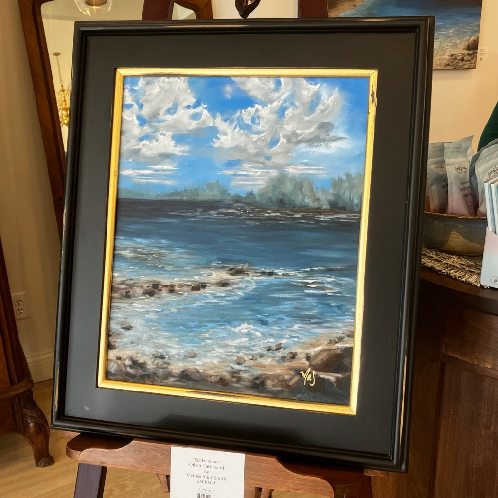 Rocky Shore By Melissa Anne Smith
