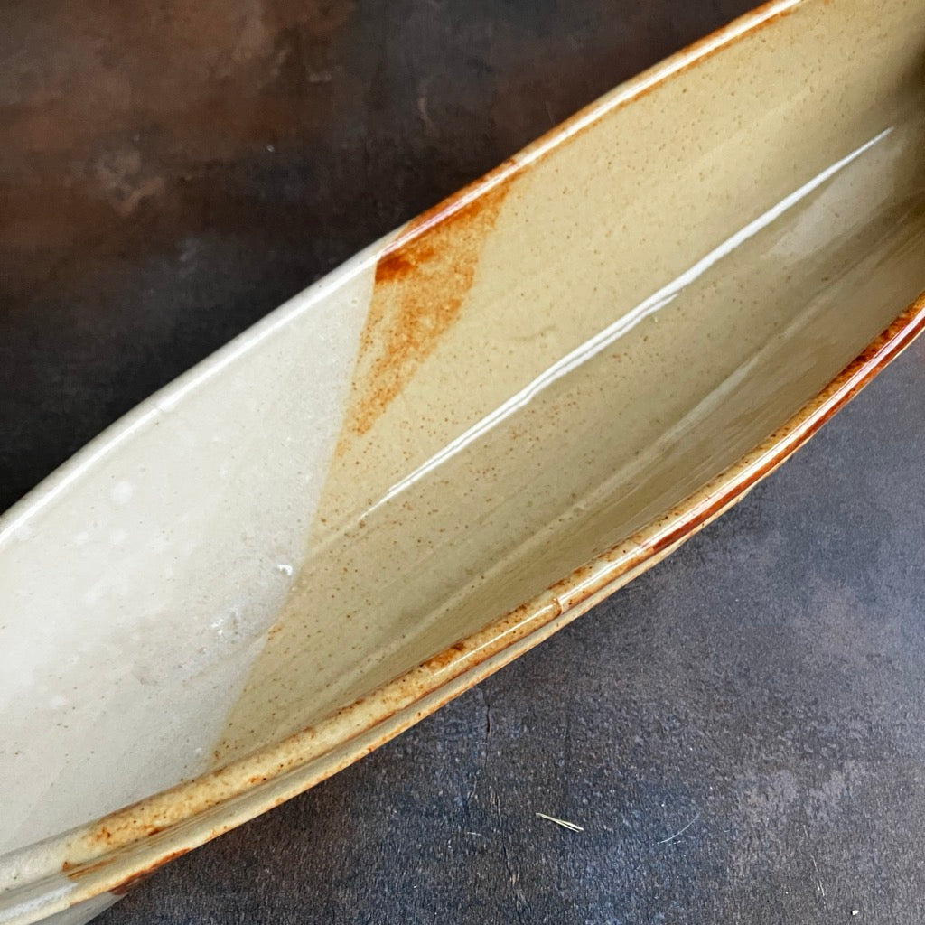 Relish, Olive, or Cheese "Canoe" by Otis Pottery