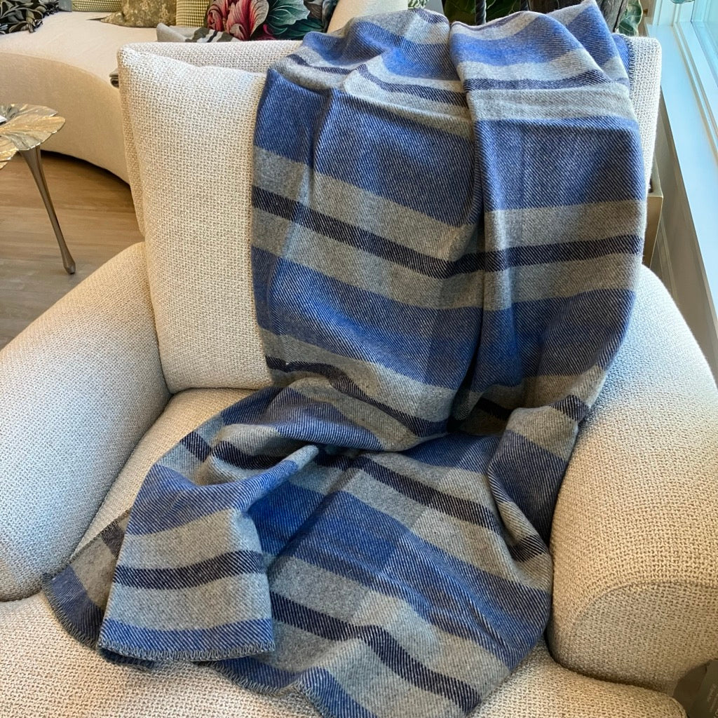 Northfield Plaid Wool Throw Blanket by Faribault Mill