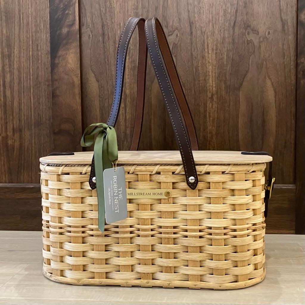 Handwoven Picnic Basket by Millstream Home