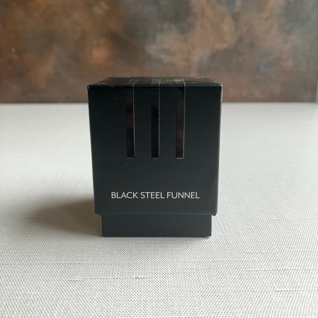 Black Steel Funnel by Everlasting Candle