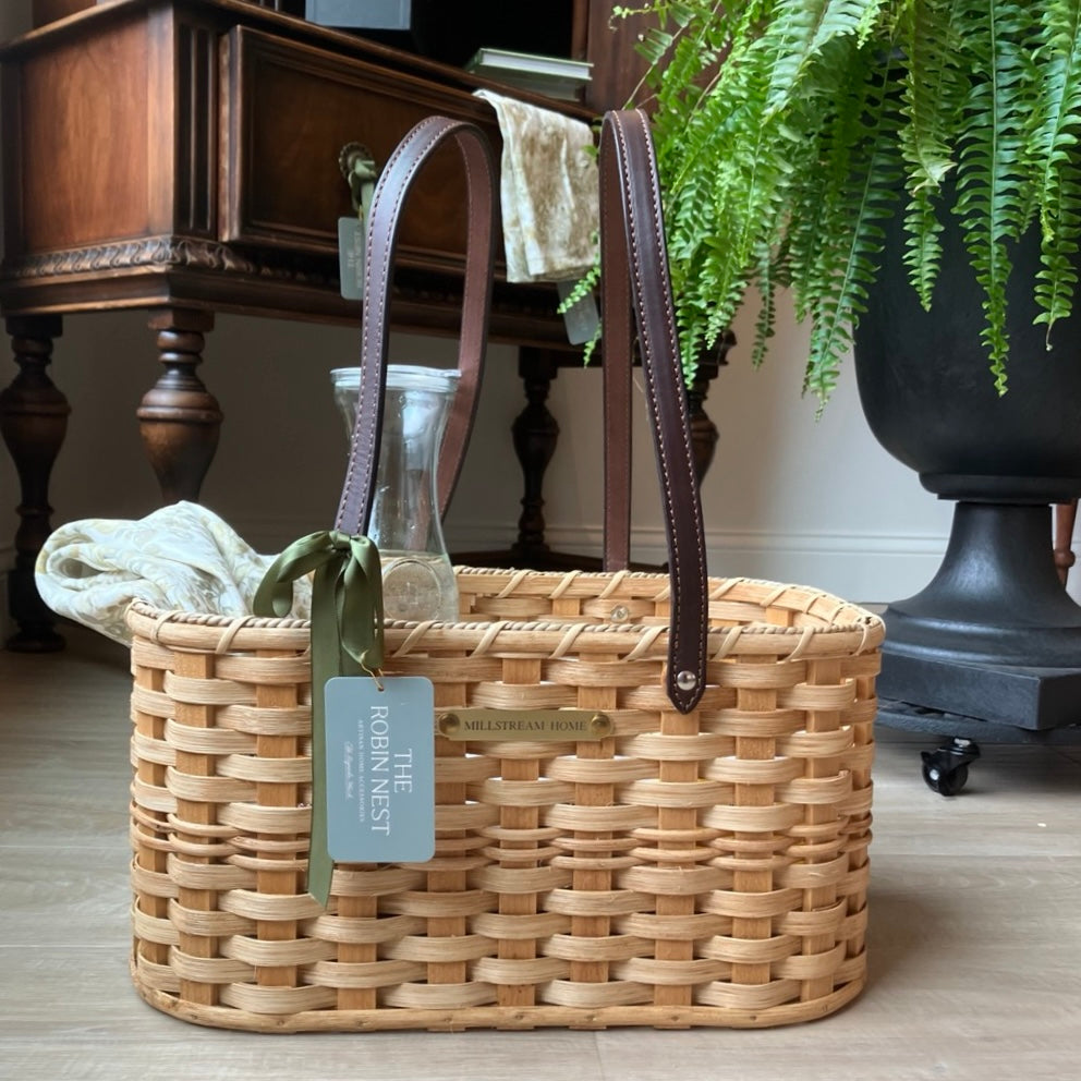 Handwoven Picnic Basket by Millstream Home
