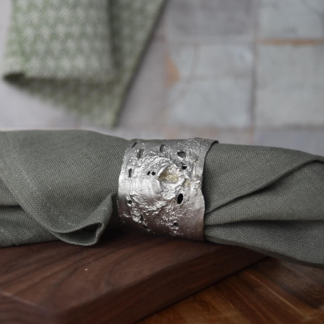 Birch Napkin Rings By Michael Michaud (Set of 4)