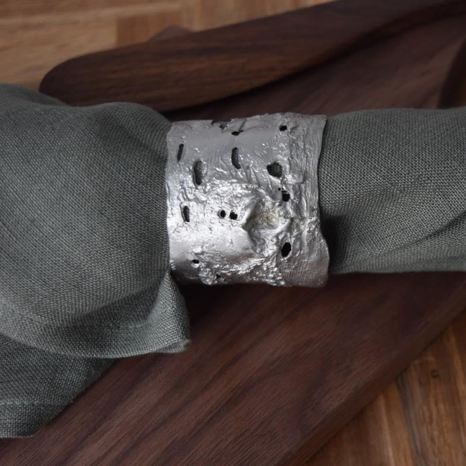 Birch Napkin Rings By Michael Michaud (Set of 4)
