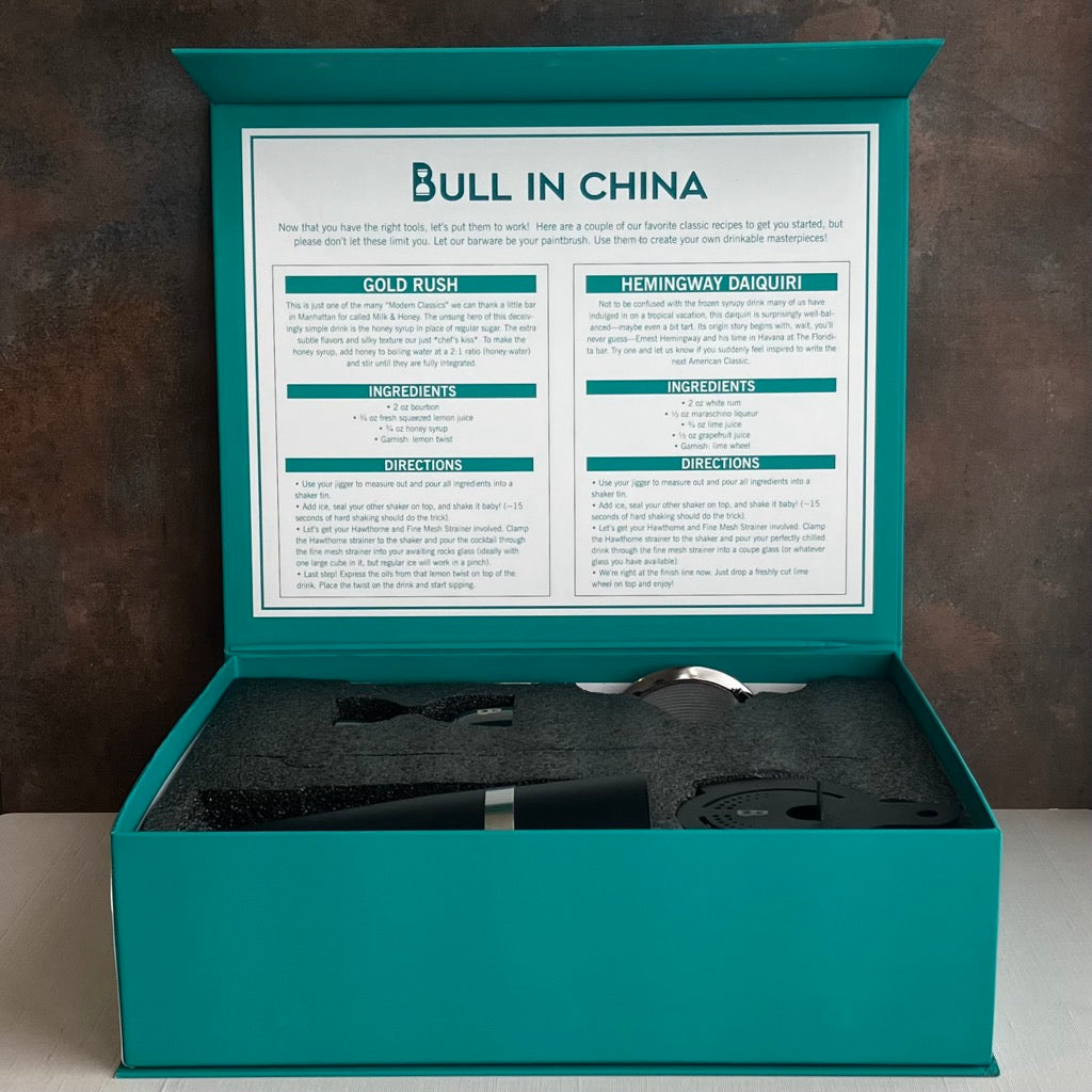 The Shaken Cocktail Set by Bull In China