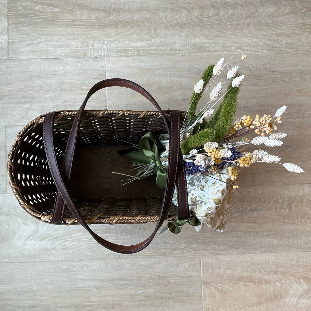 Handwoven Market Basket By Millstream Home