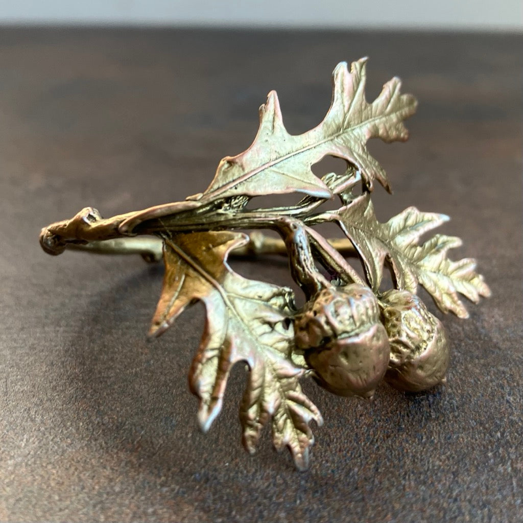 Acorn and Oak Napkin Rings By Michael Michaud (Set of 4)