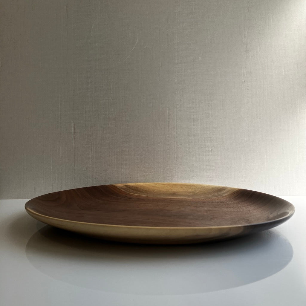 Walnut Platter by Tom Forester
