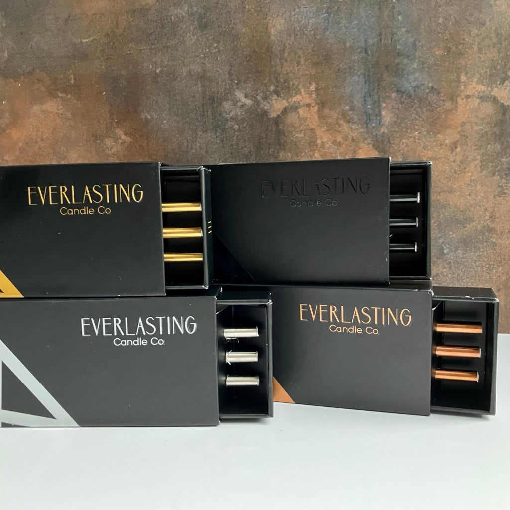 Reusable Steel Candles by Everlasting Candle