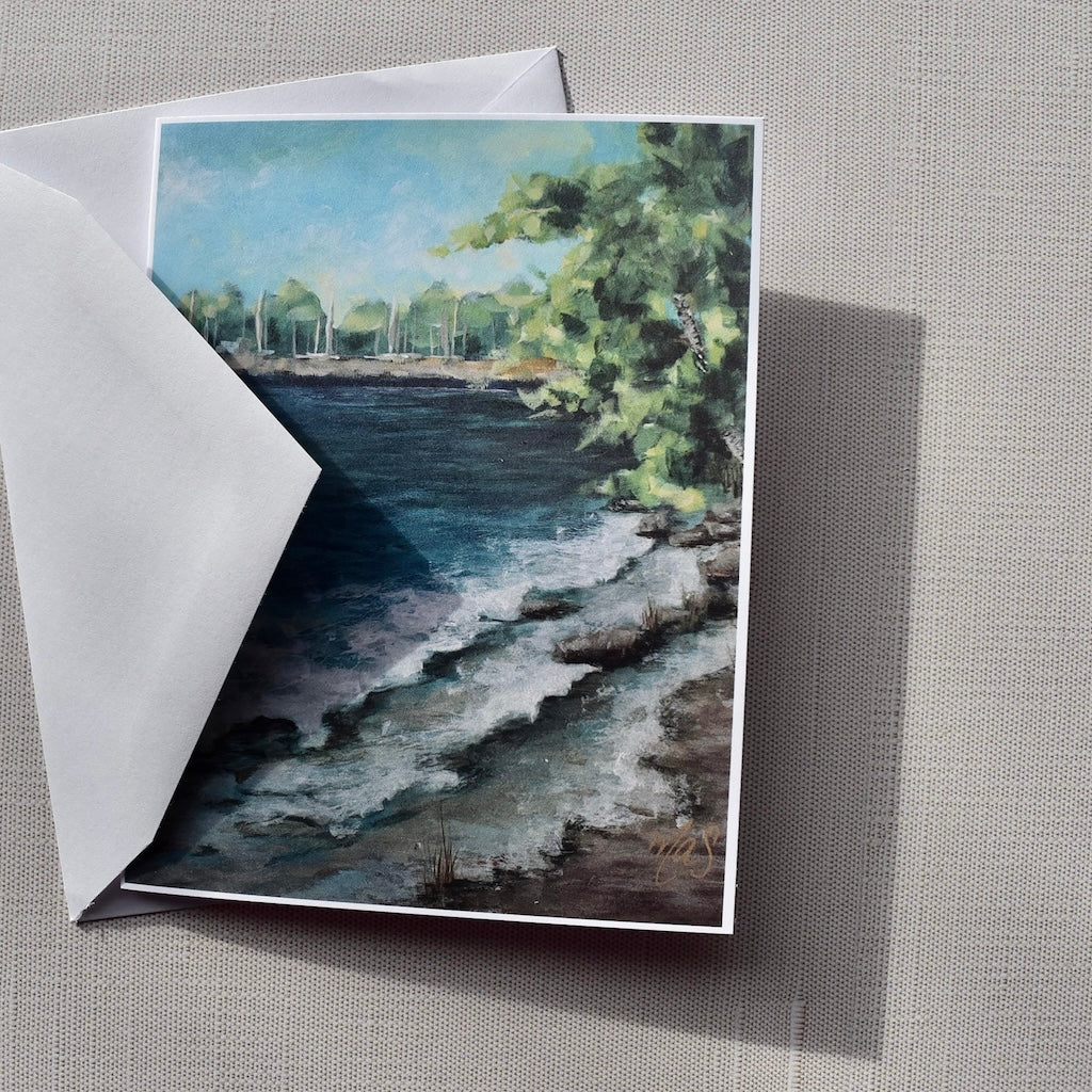 Lakeshore Notecard Set by Glass Muriel