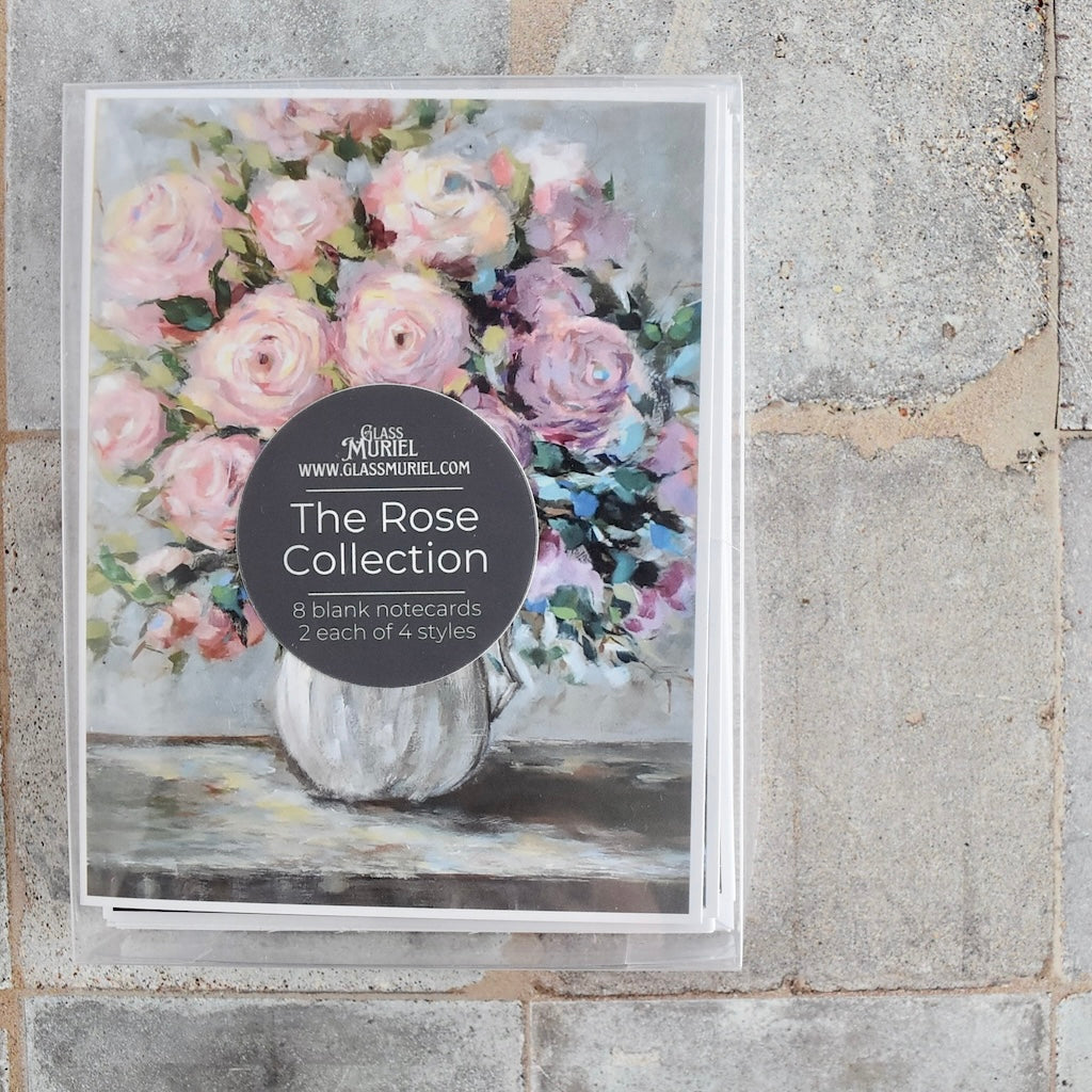 Rose Notecard Set by Glass Muriel