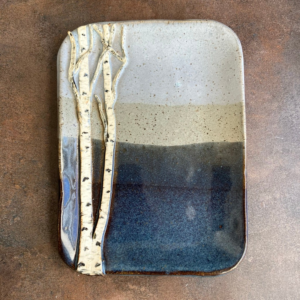 Small Handmade Dish in Birch by Jan Toscano