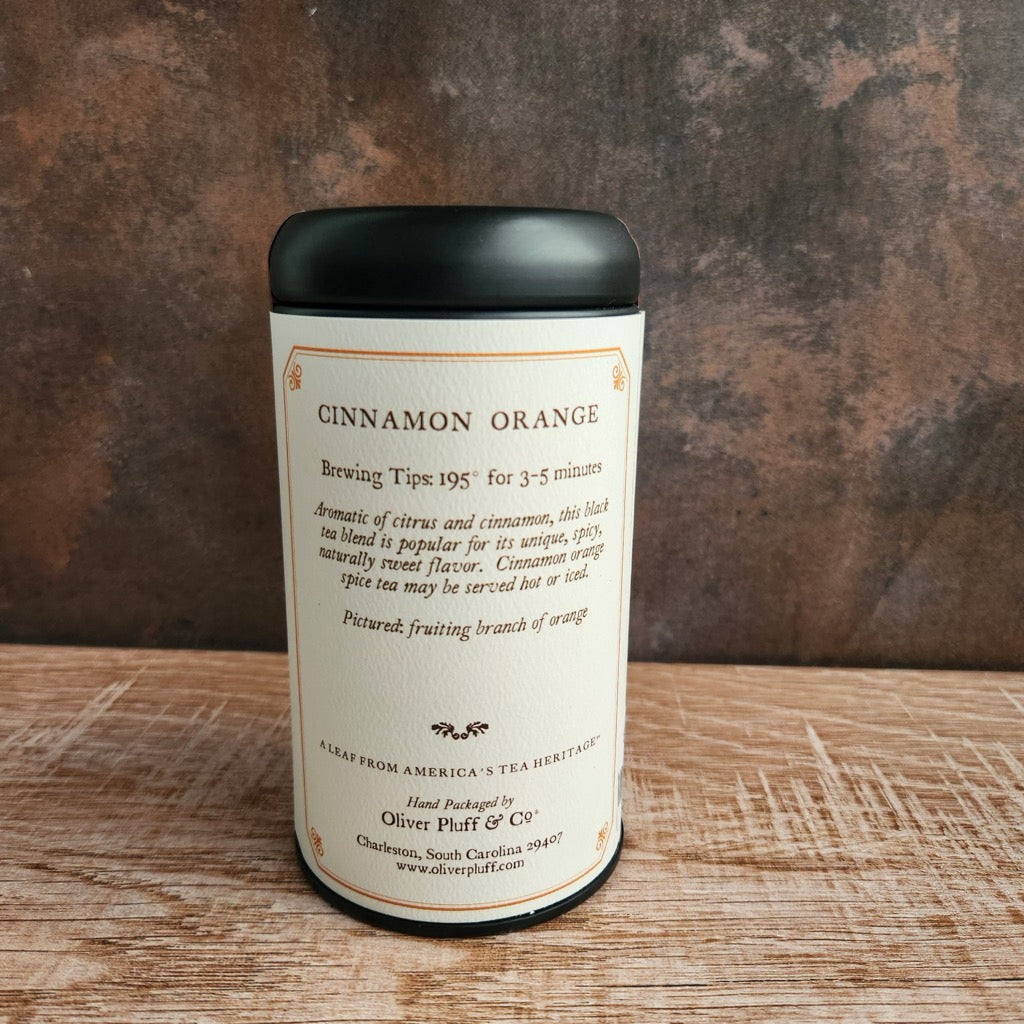 Tea Cinnamon Orange Black Tea Blend by Oliver Pluff & Co