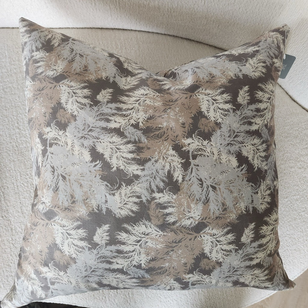 Decorative 100% Linen Pillow in Coastal Winter by Glass Muriel