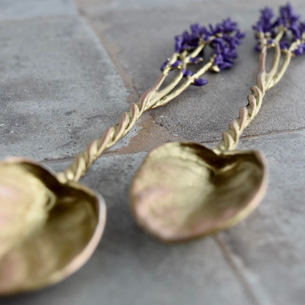 Lavender Spoon Set By Michael Michaud