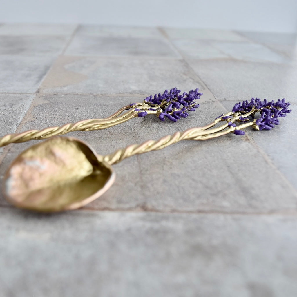 Lavender Spoon Set By Michael Michaud