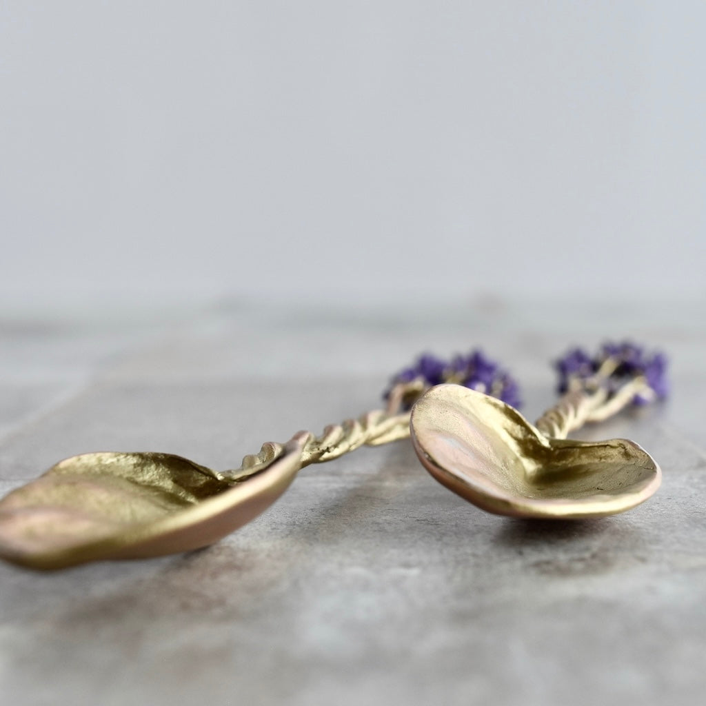 Lavender Spoon Set By Michael Michaud