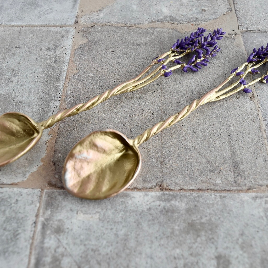 Lavender Spoon Set By Michael Michaud