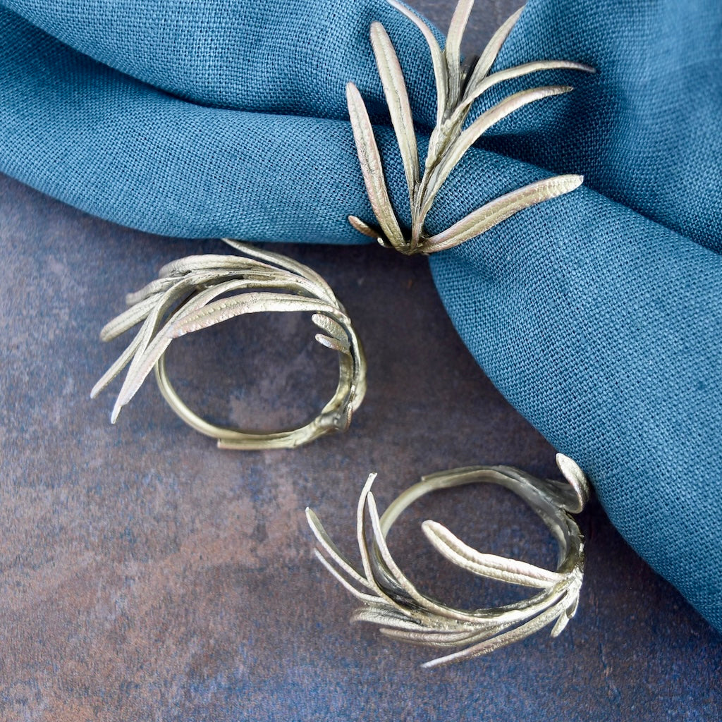 Rosemary Napkin Rings By Michael Michaud (Set of 4)