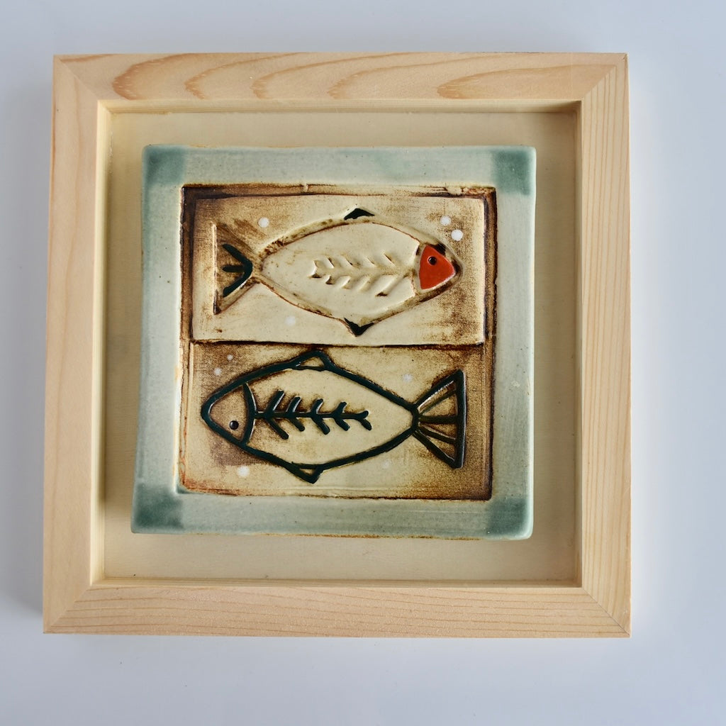 Art Tile - Fish by Otis Pottery