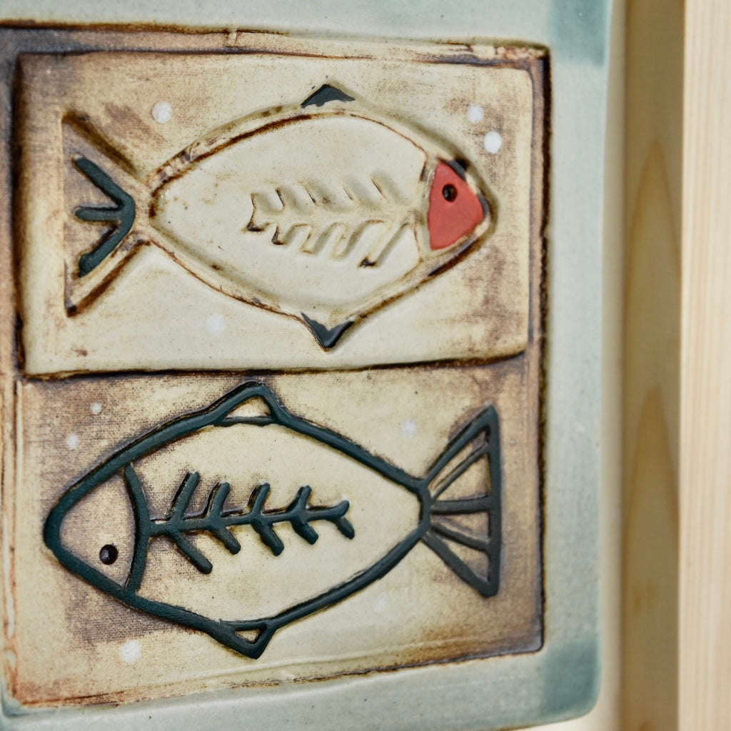 Art Tile - Fish by Otis Pottery