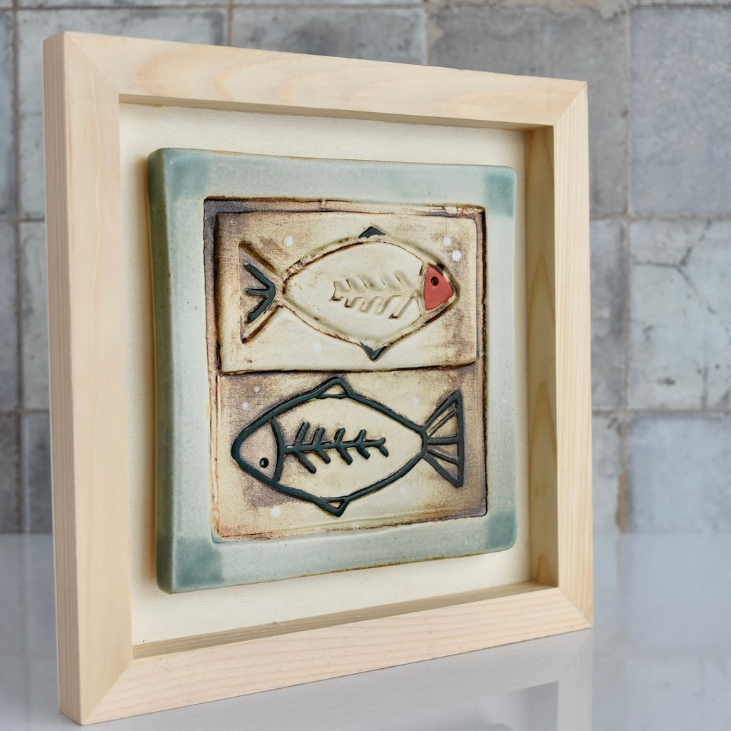 Art Tile - Fish by Otis Pottery