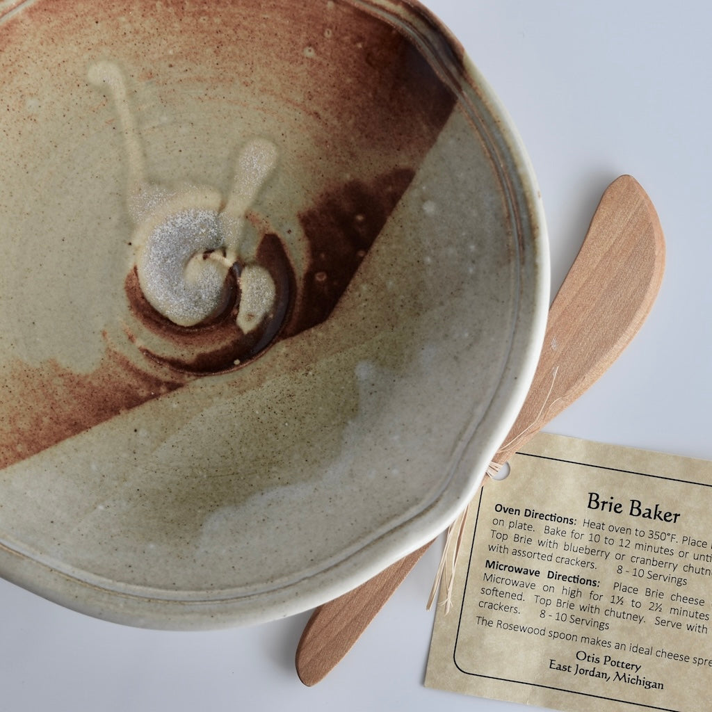 Brie Baker in Rust by Otis Pottery