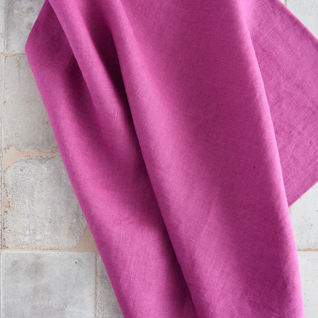 Linen Napkin in Orchid by Rough Linen