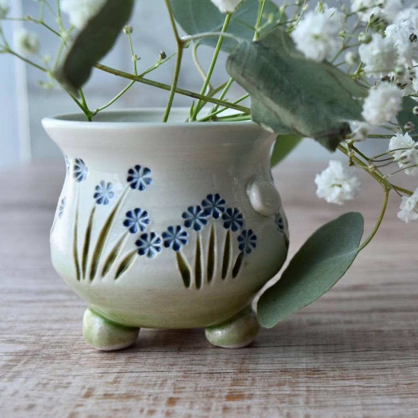 Small Vessel in Forget Me Not One by Sky Mage