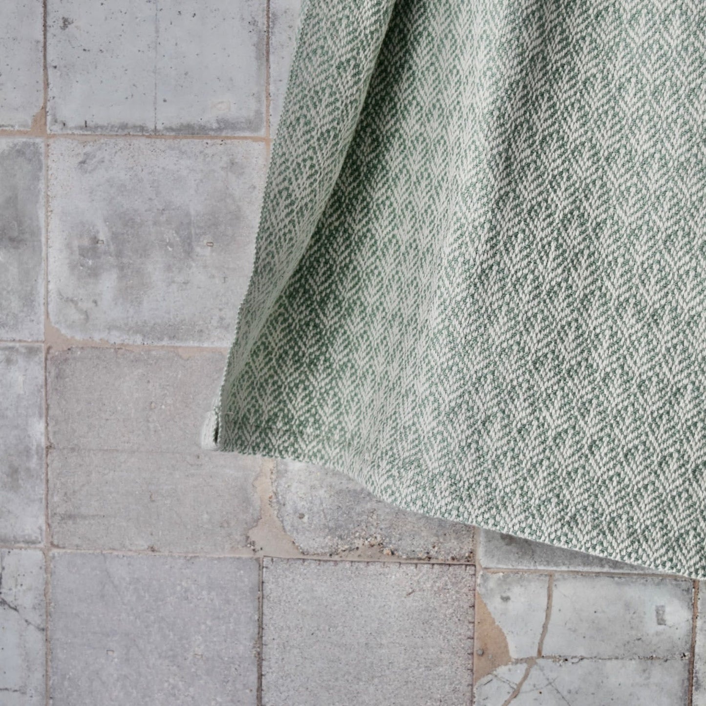 Tea Towel / Hand Towel in Mint Green by Kristina Nichols