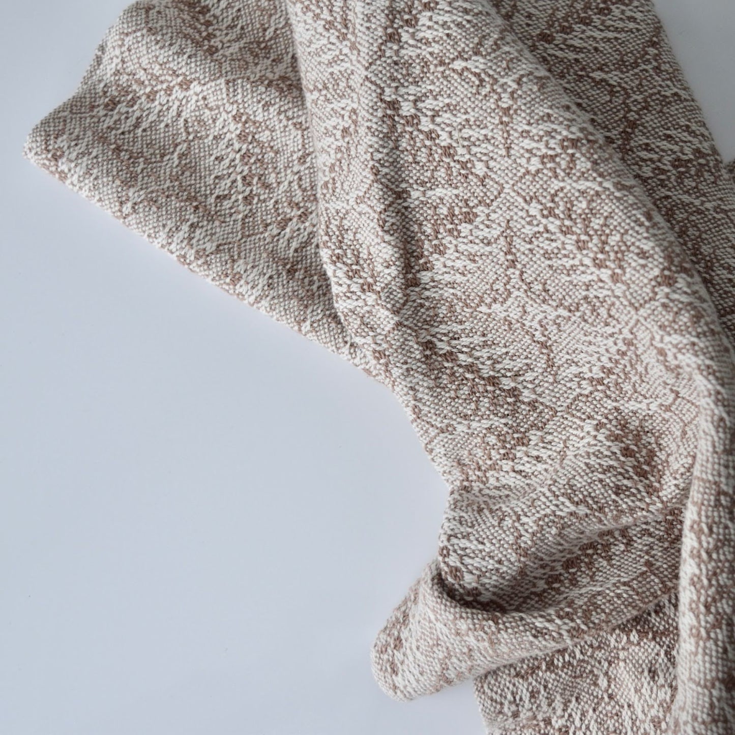 Tea Towel / Hand Towel in Mocha Mousse Stars by Kristina Nichols